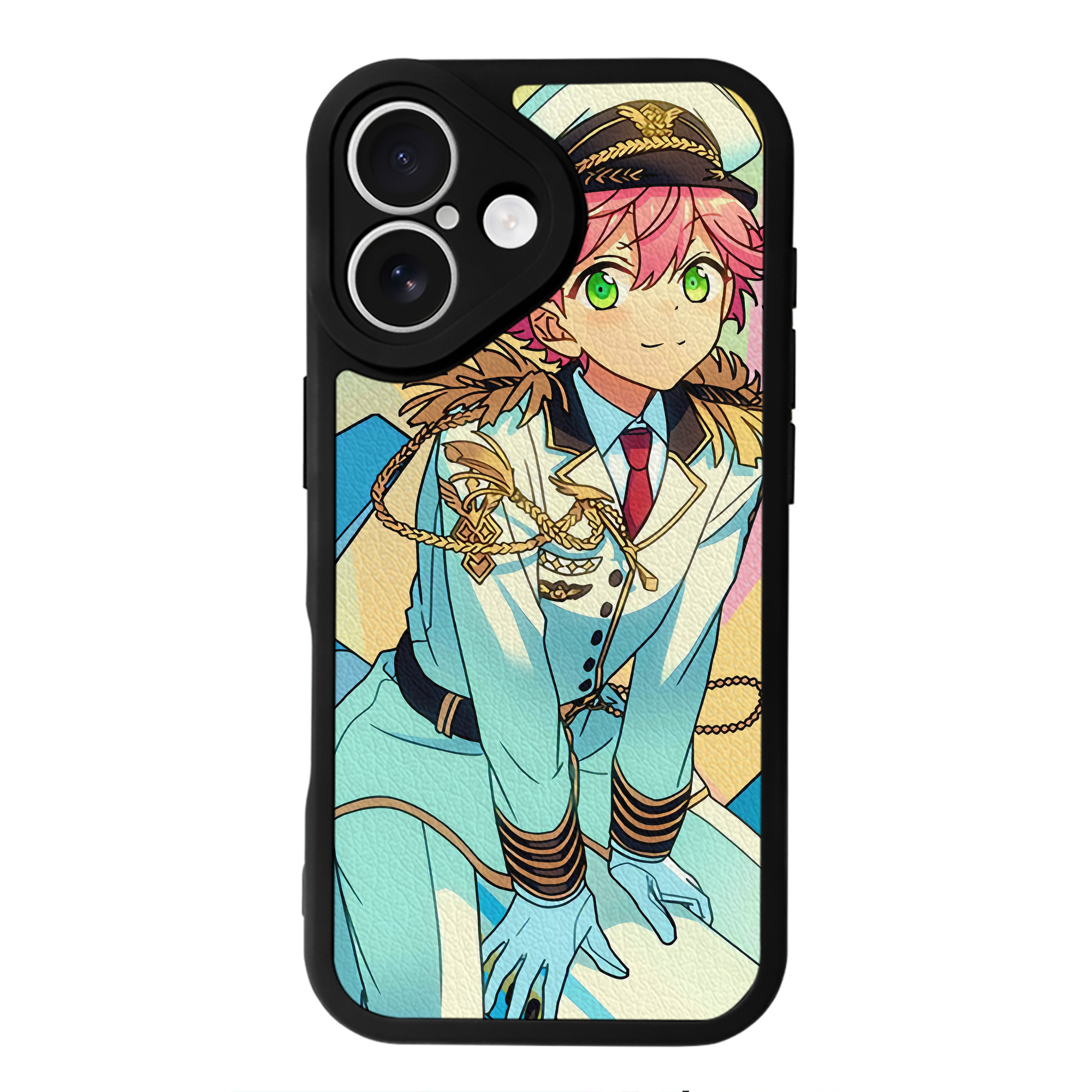 （画像用） あんさんぶるスターズ! Ensemble Stars 【iPhone 16シリーズ対応】シリコンスマホケース（レザー調） 材質：シリコン